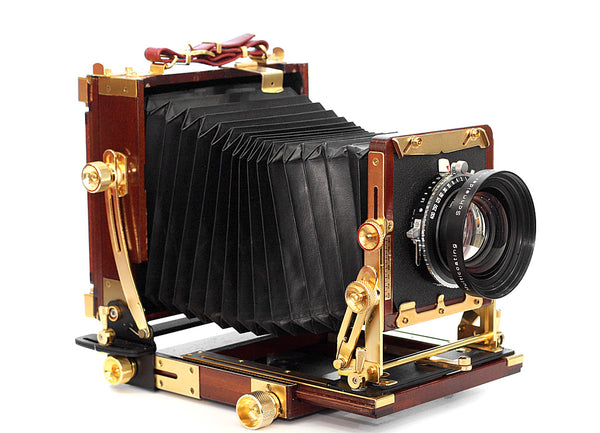 Calumet 4x5 XM Cherry wood Field camera +210mm 5.6 lens Second Hand
