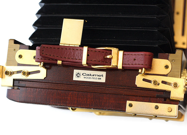 Calumet 4x5 XM Cherry wood Field camera +210mm 5.6 lens Second Hand