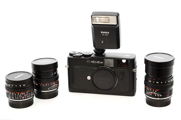 Konica Hexar RF 50mm +28mm +90mm Kit boxed Second Hand