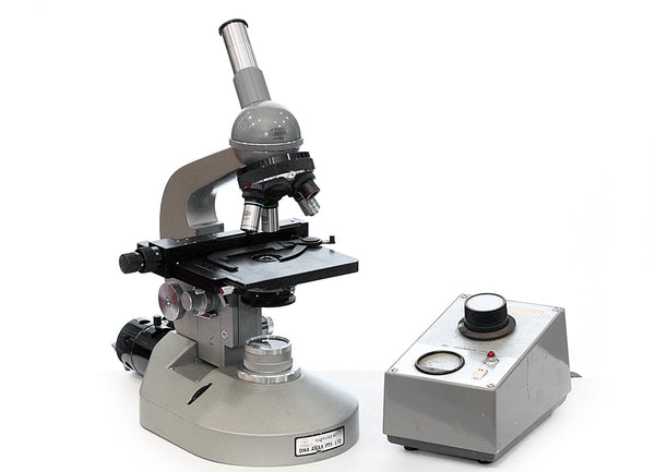 Olympus EHA Compound  Microscope in original wood carry box Second Hand