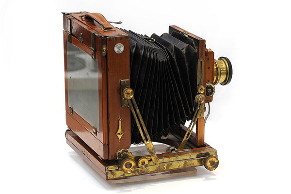 The Favourite Victo  Circa 1900 Wood.Brass Half Plate Camera Second Hand