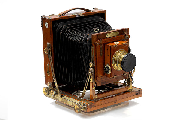 The Favourite Victo  Circa 1900 Wood.Brass Half Plate Camera Second Hand