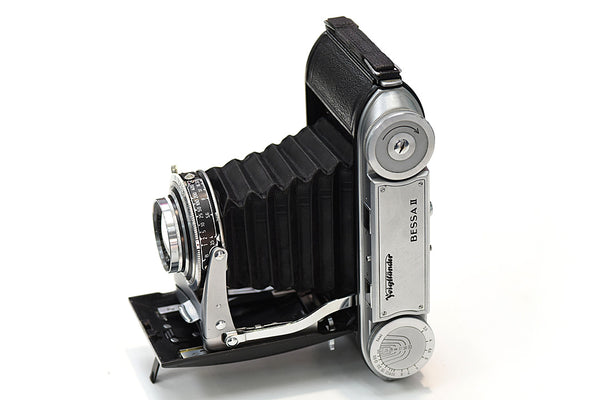 Voigtlander Bessa II 1950 Folding Range Finder Heliar camera Second Hand  RARE