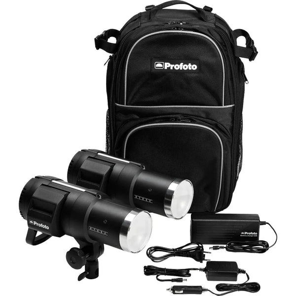 Profoto B1 500 Twin  Flash head Kit with Battery pack/Charger Second Hand