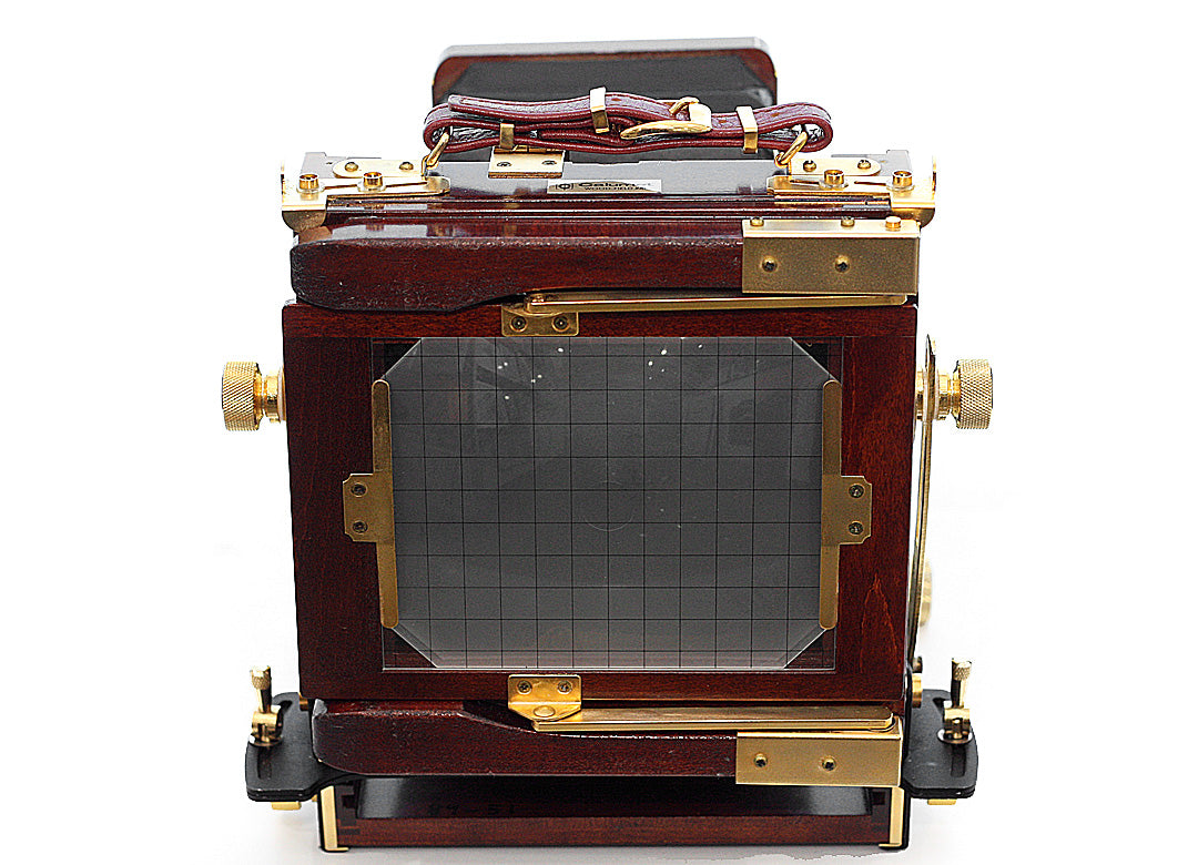 Calumet 4x5 XM Cherry wood Field camera +210mm 5.6 lens Second Hand