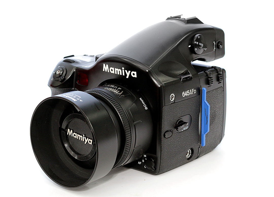 Mamiya 645 AFD 80mm 2.8 Fixed Prism finder 120 back Second Hand