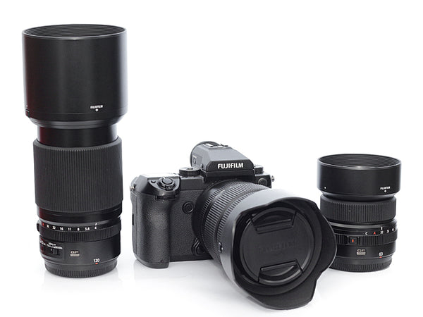Fujifilm GFX50S GF 32-64mm + GF63mm +120mm Second Hand