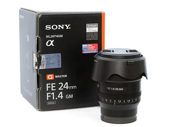 Sony FE 24mm 1.4 GM Prime Lens  Boxed Second Hand