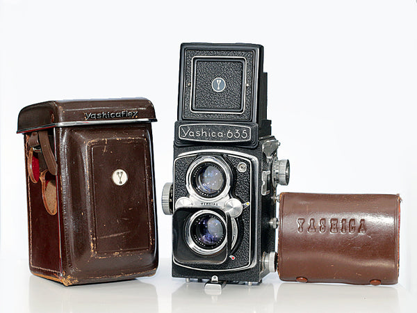 Yashica 635 Twin Lens Reflex camera + 35mm Adaptor Second Hand