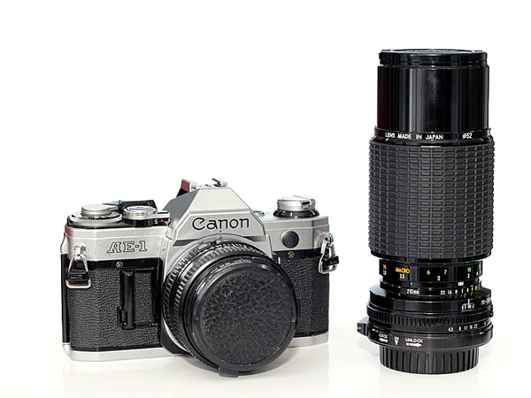 Canon SLR AE-1 50mm F1.8 + Sigma 70-210 Second Hand