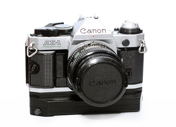 Canon AE-1 P 50mm F1.4 + Canon power Winder A + Vivitar 72-205mm Second Hand