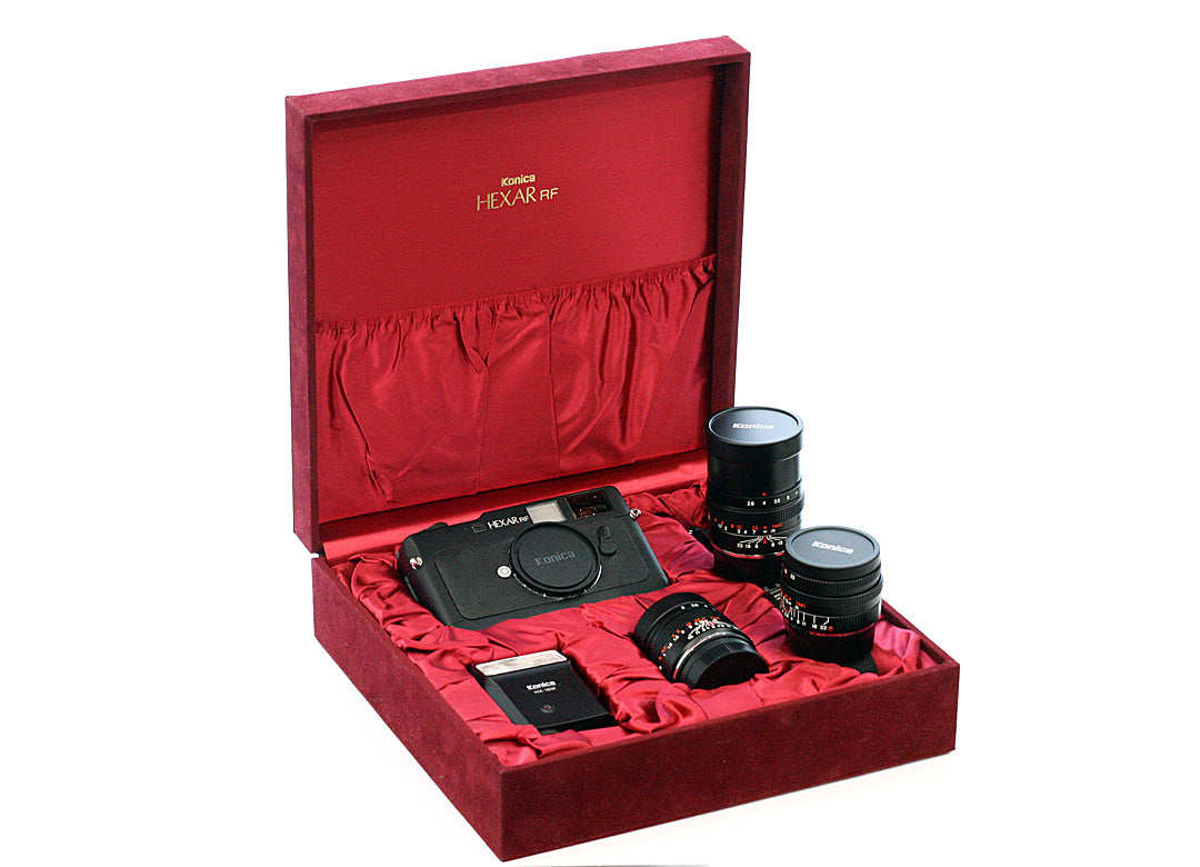 Konica Hexar RF 50mm +28mm +90mm Kit boxed Second Hand