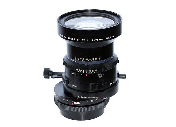 Mamiya  Shift Z 75mm F4.5 W Lens RZ 67  Second Hand