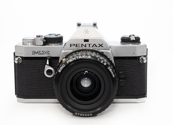 Pentax MX SLR SMCA 28mm F2.8 Classic Film Camera Second Hand