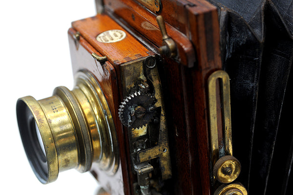 The Favourite Victo  Circa 1900 Wood.Brass Half Plate Camera Second Hand