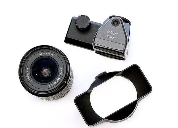 Hasselblad Xpan 30mm F5.6 Lens + Viewfinder + case.  Second Hand