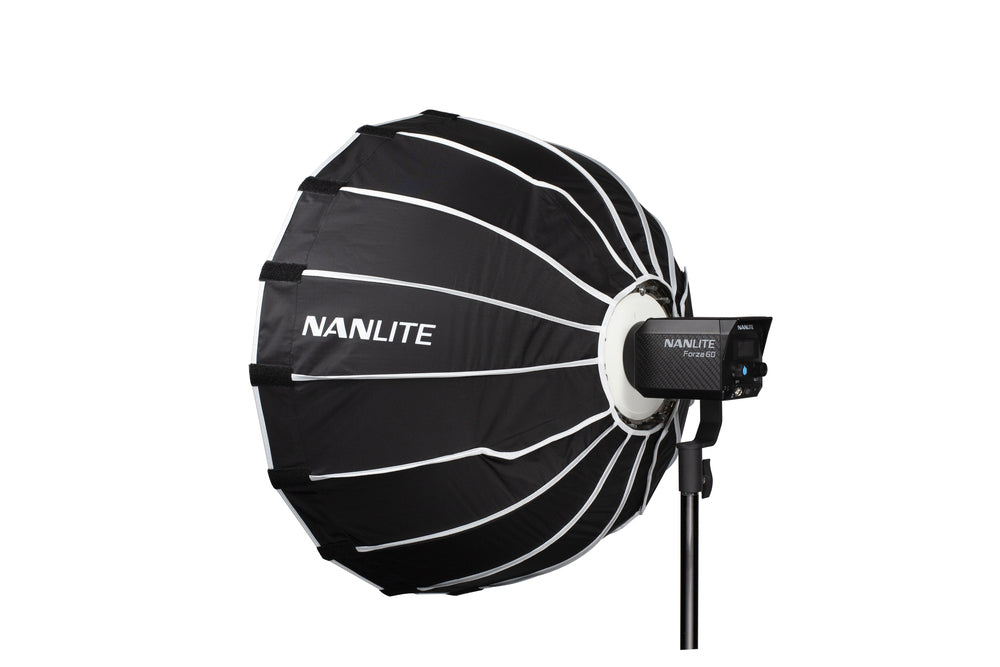 Nanlite Creative Light Kit, including a Forza 60B, Softbox, Grid, Projector attachment, Pavotube 6C and Stand