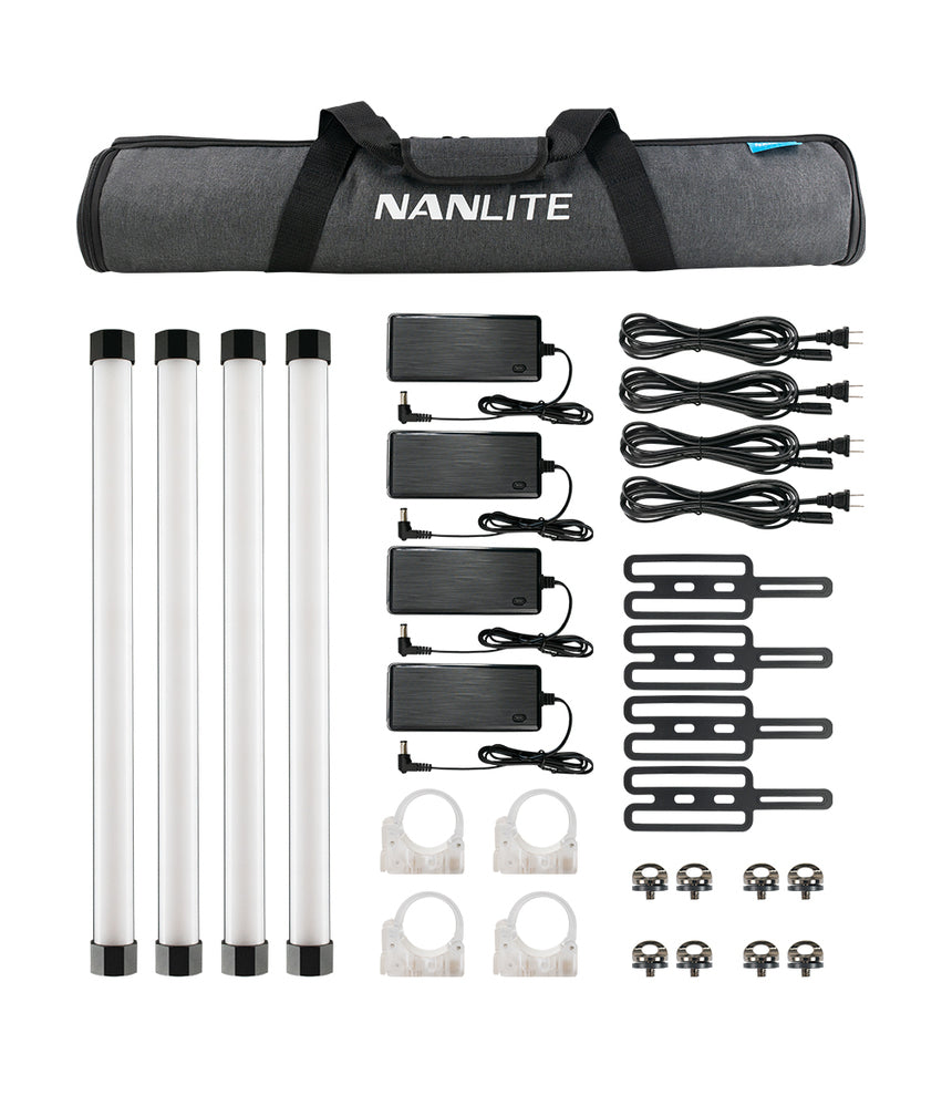 Nanlite PavoTube II 15X 2ft RGBWW LED tube 4KIT