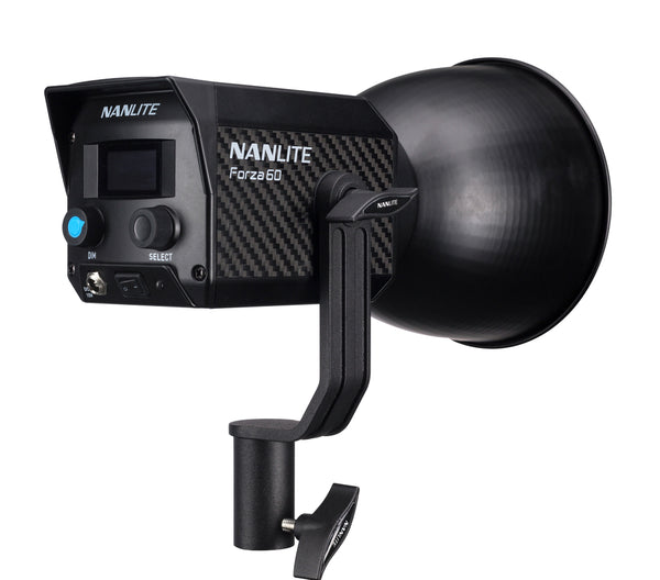 Nanlite Forza 60 LED light + Battery Handle and Bowens adaptor