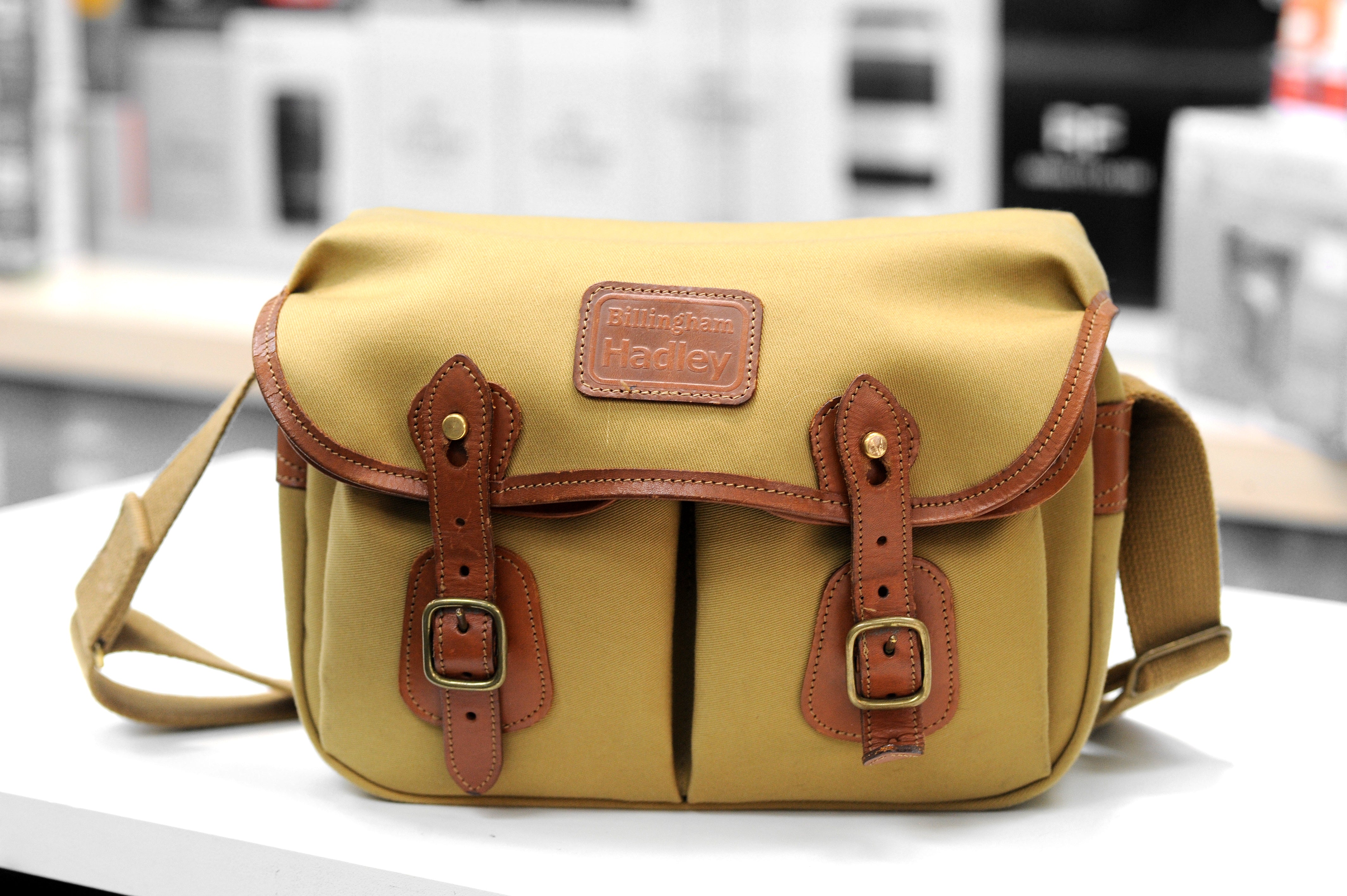 Billingham Hadley Bag Khaki Canvas / Tan Leather Camera Bag