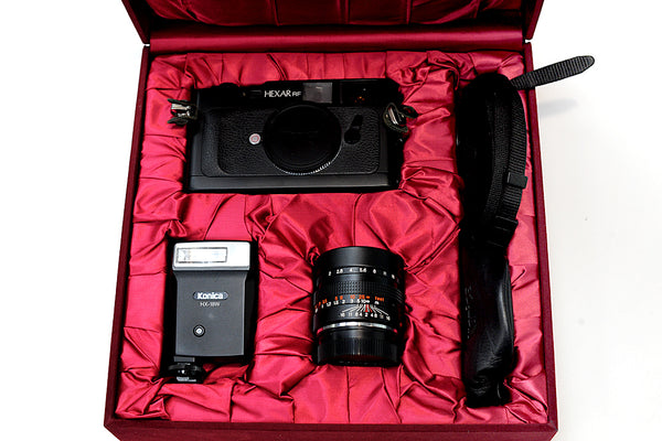 Konica HEXAR RF Pro Kit in Presentation Box  Film Rangefinder Classic S/Hand